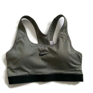 NIKE Grey Padded Sports Bra